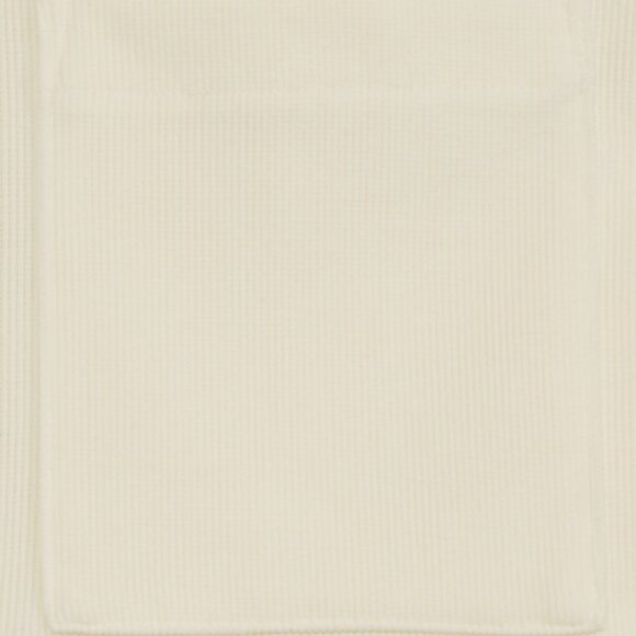 Mode of One Men Long Sleeve Knit Snap Front Shirt Soft Vanilla Size L - Picture 2 of 8